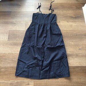 Uniqlo Navy Midi Dress - Size Small